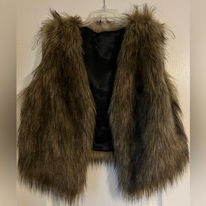 Faux Fur Vest (never worn)